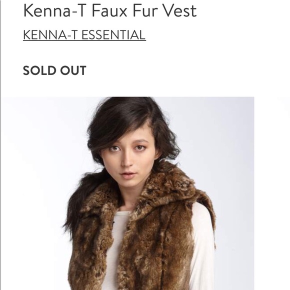 Kenna-T Faux Fur Vest - Picture 5 of 5